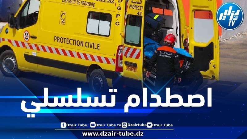 6 جرحى في حادث مرور بتيبازة