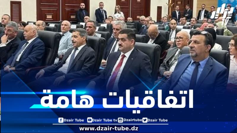 وزير الري يشرف على توقيع اتفاقيات إطار بين “الجزائرية للمياه” ومؤسسات وطنية لتعزيز التعاون وتحديث القطاع