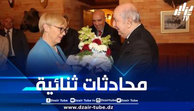 رئيس الجمهورية يجري محادثات على انفراد مع نظيرته السلوفينية