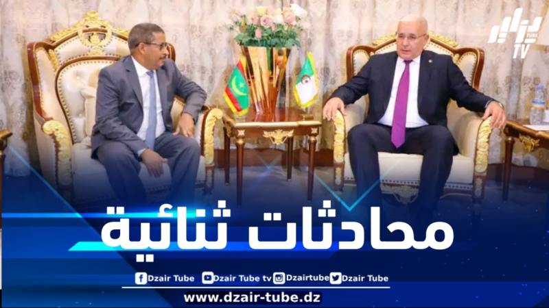 رئيس المجلس الشعبي الوطني يستقبل وزير التجهيزات والنقل الموريتاني