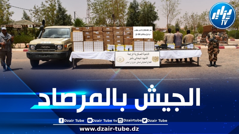 في عملية نوعية جنوب البلاد… توقيف 03 أجانب مسلحين وحجز أزيد من 1.2 مليون قرص مهلوس