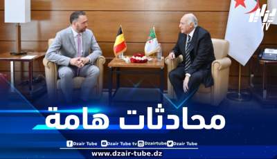 الوزير عطاف يستقبل رئيس الوزراء ووزير الشؤون الخارجية البلجيكي
