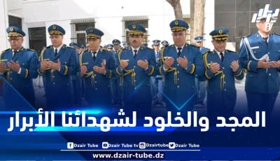 المدير العام للأمن الوطني يضع إكليلاً من الزهور بجدارية الوفاء