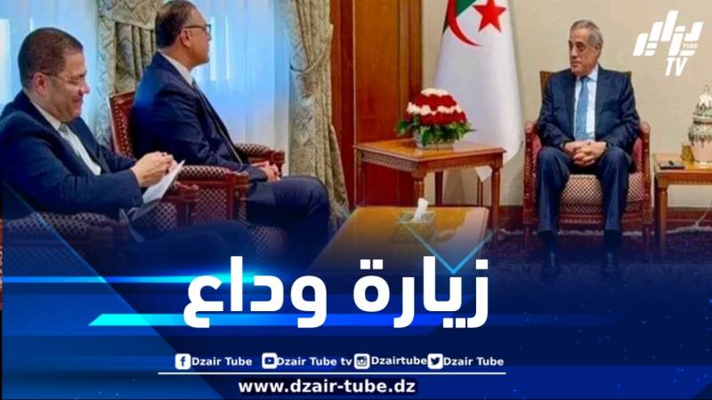 الوزير الأول يستقبل سفير مصر بالجزائر