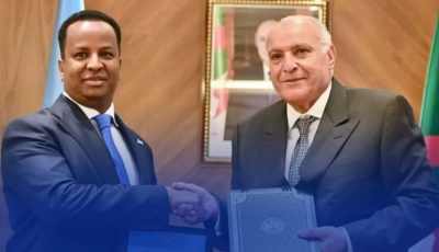 مباحثات جزائرية – صومالية بهدف توطيد العلاقات الثنائية وتعزيز التنسيق البيني بخصوص القضايا ذات الاهتمام المشترك