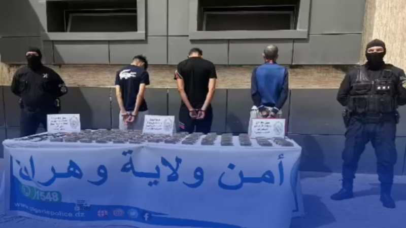 حجز قرابة 10 كيلوغرام من الكيف المعالج بوهران
