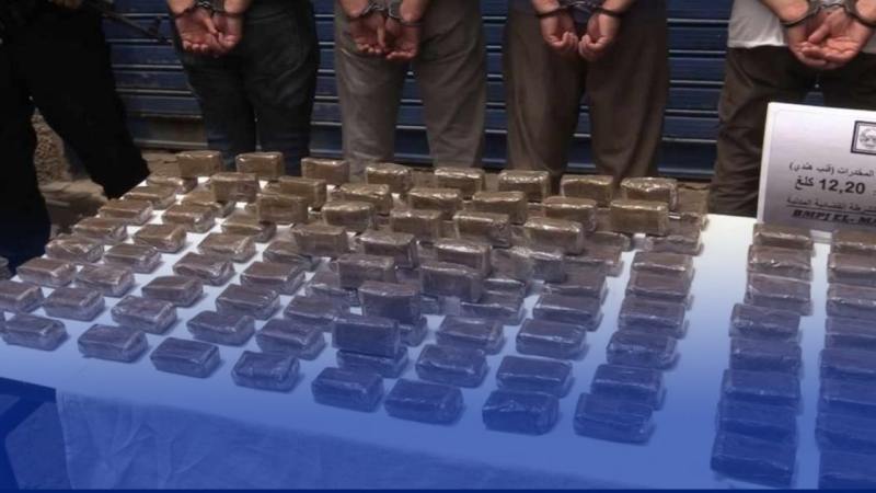 حجز أزيد من 02 طن من القنب الهندي وأكثر من 05 ملايين قرص مهلوس خلال الثلاثي الثاني من السنة الجارية