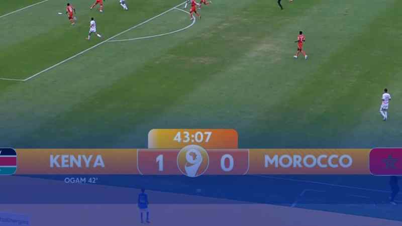شان 2025 : المغرب يسقط أمام كينيا رغم دعم التحكيم !