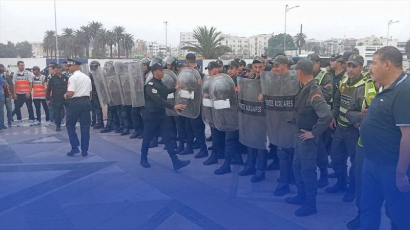 فضيحة جديدة للمخزن: الصحة غائبة وأجهزة القمع حاضرة لمواجهة “حراك المستشفيات” بالهراوات والاعتقالات