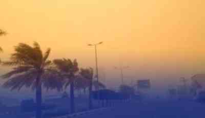 رياح قوية مرفوقة بتطاير كثيف للرمال على هذه الولايات