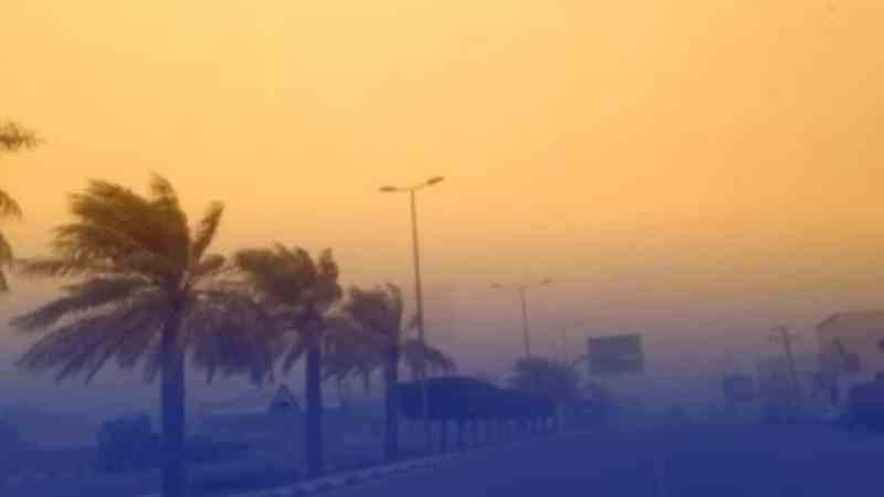رياح قوية مرفوقة بتطاير كثيف للرمال على هذه الولايات