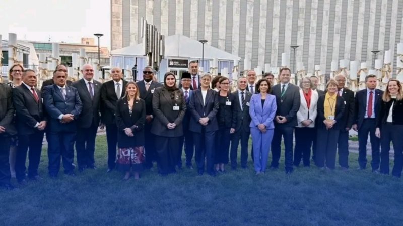 الوزير عطاف يشارك في مراسم إطلاق الإعلان العالمي لحماية العاملين الإنسانيين