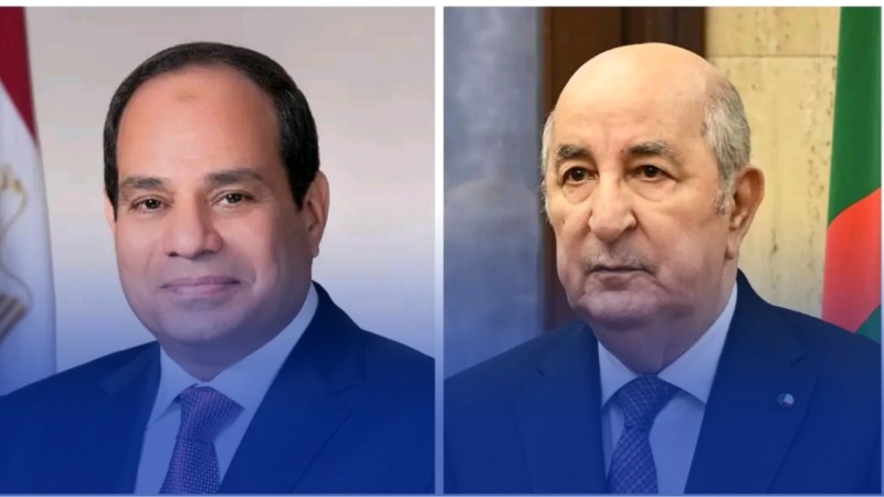 رئيس الجمهورية يتلقى مكالمة هاتفية من نظيره المصري وهذا ما دار بينهما