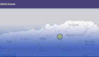 هزة أرضية بشدة 3.7 درجات على سلم ريشتر تضرب ولاية المدية