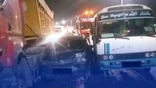 14 جربحاً في حادث اصطدام تسلسلي بالبليدة