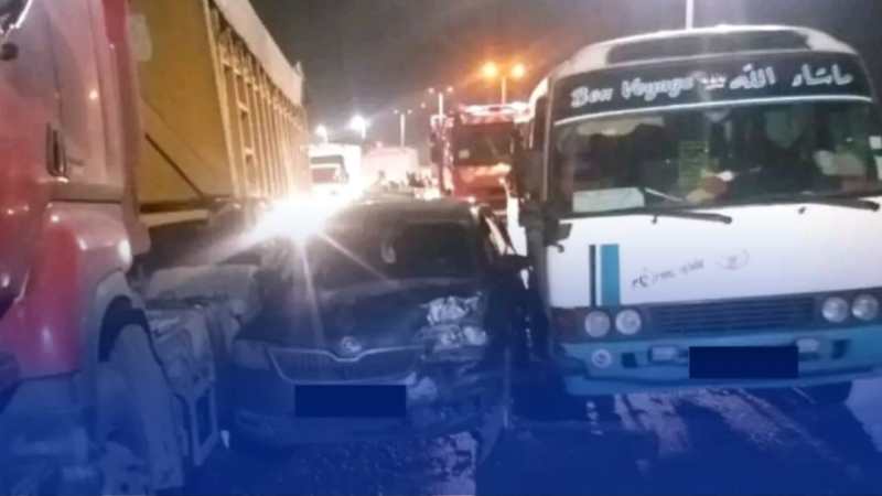 14 جريـحاً في حادث اصطدام تسلسلي بالبليدة