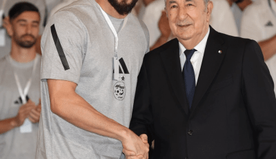 أليكسيس ڨندوز: “فخر كبير أن نُكرّم من طرف الرئيس تبون”