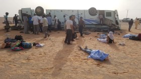 ثلاثة قتلى في انقلاب حافلة بأدرار