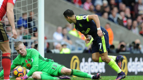 الدوري الإنجليزي:  ساندر لاند 1-4 أرسنال