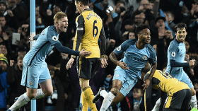 الدوري الإنكليزي الممتاز: مانشستر سيتي 2 – 1 آرسنال