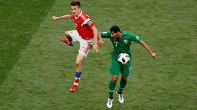 روسيا تقسو على السعودية بخماسية