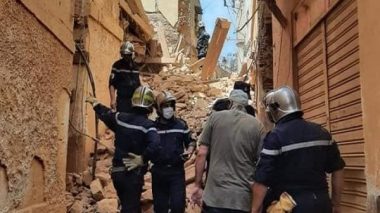 Effondrement d’un immeuble à la Casbah