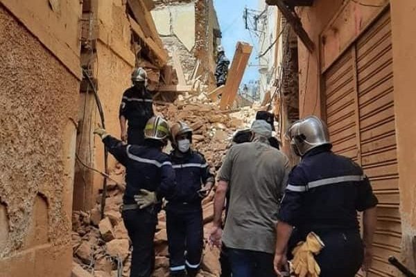 Effondrement d’un immeuble à la Casbah