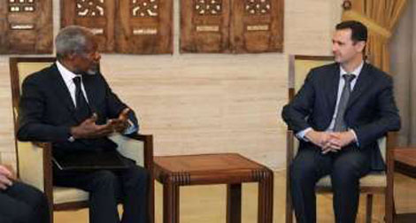 L'émissaire international Annan a informé le Qatar de sa mission en Syrie