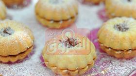 حلوى بكريمة القهوة والشكولاطة