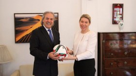 ماجر في ضيافة سفيرة النمسا