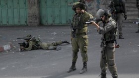 اصابة فلسطيني بنيران الاحتلال بزعم تنفيذه عملية طعن