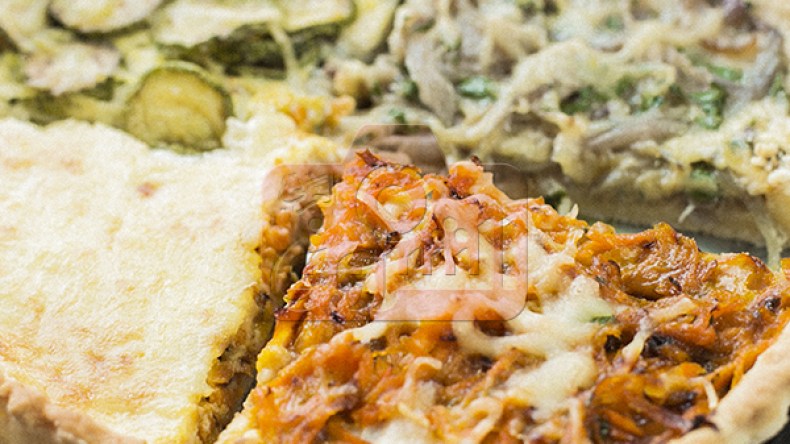 تورت بالخضر والجبن