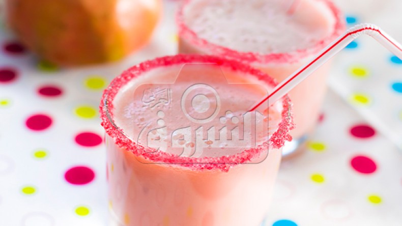 ميلك شيك بالرمان