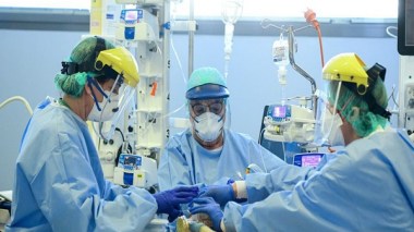 Diminution du nombre de personnes en soins intensifs en France