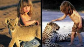 طفلة تقضي سنوات من عمرها في الأدغال بين الحيوانات المفترسة!