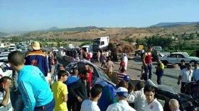 12 جريحا في اصطدام تسلسلي بين 7 سيارات على الطريق السيار بالبويرة