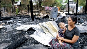 حرق أكثر من 2600 منزل لمسلمي ميانمار