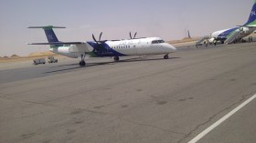 انحراف طائرة بمطار حاسي مسعود