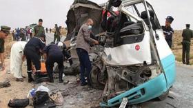 18 جريحا في اصطدام حافلة بسيارة في تمنراست