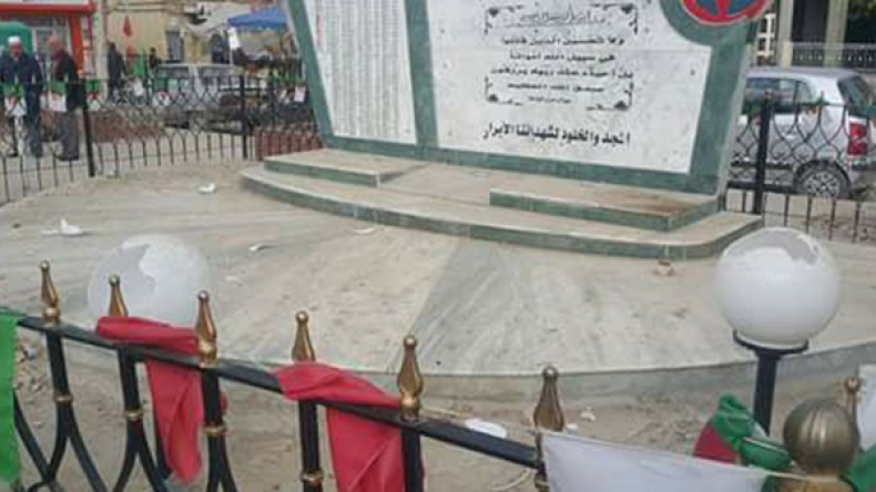 مجهولون يخربون ساحة الشهداء بأولاد سلامة في البليدة