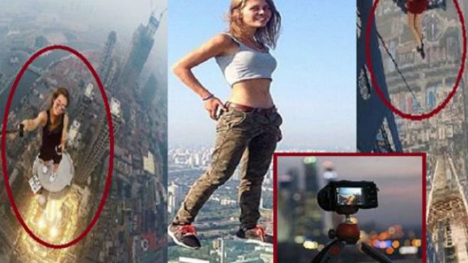 فتاة روسية تلتقط أخطر صور “سيلفي” في العالم