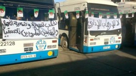 أصحاب حافلات النقل العمومي في وقفة احتجاجية بتمنراست