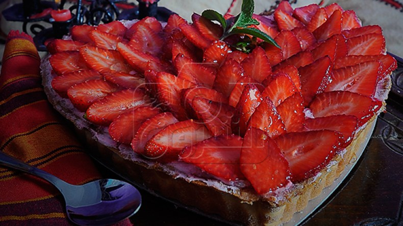 تارتة الفراولة