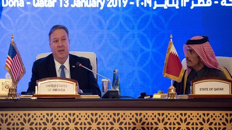 بومبيو من الدوحة يتحدث عن خاشقجي والأزمة الخليجية