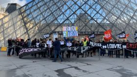 France: Le Louvre bloqué par des grévistes