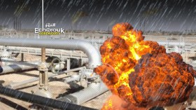 الأمطار تتسبب في تسربين بأنابيب نقل البترول بالوادي