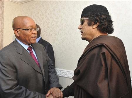 Zuma : « Kadhafi n'est pas prêt à quitter la Libye »