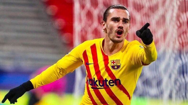 غريزمان يبصم بعقب ماجر لبرشلونة