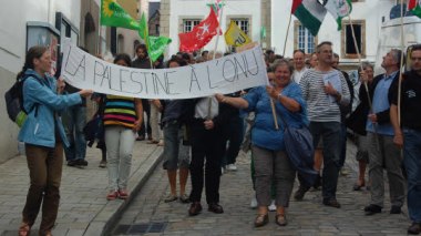 Rassemblement à Paris pour la reconnaissance de la Palestine à l’ONU