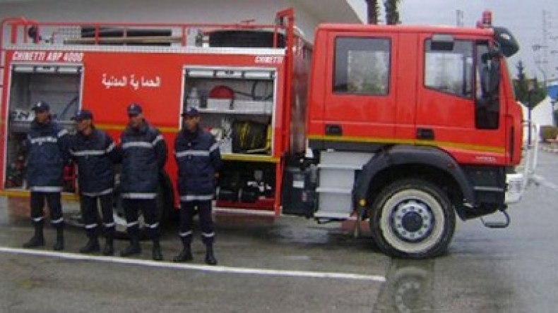 2843 تدخل للحماية المدنية خلال يومين